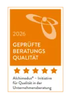 Geprüfte Beratungsqualität 2026 - Eine Initiative für Qualität in der Beratung von Alchimedus